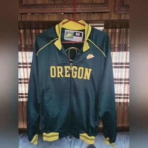 VINTAGE Nike Oregon Ducks Track Jacket